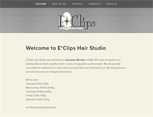 Tablet Screenshot of eclipshairstudio.com